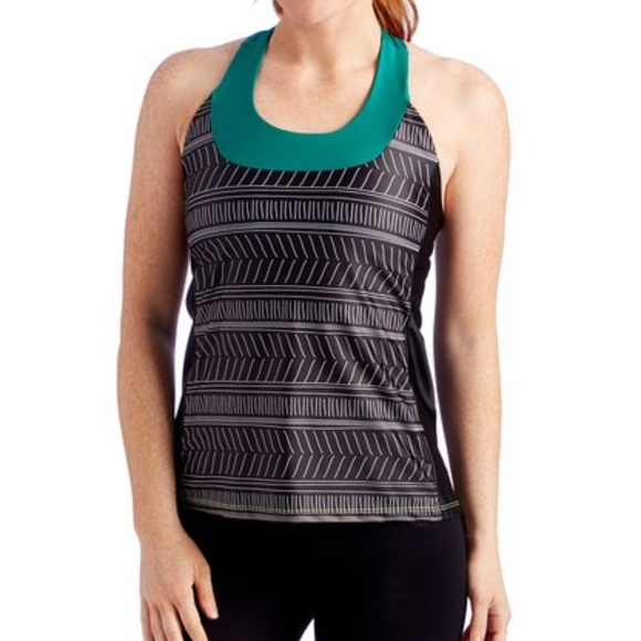 Moxie Cycling Black Emerald Athletic Tank Top - Picture 1 of 2
